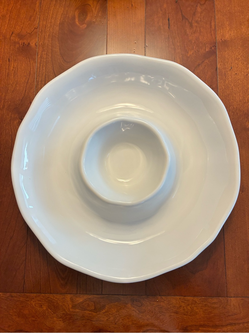 White Ceramic Serving Platter
